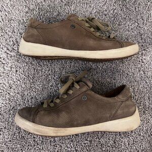 BUSSOLA Zuccale Vapor Leather Sneakers Brown size 6